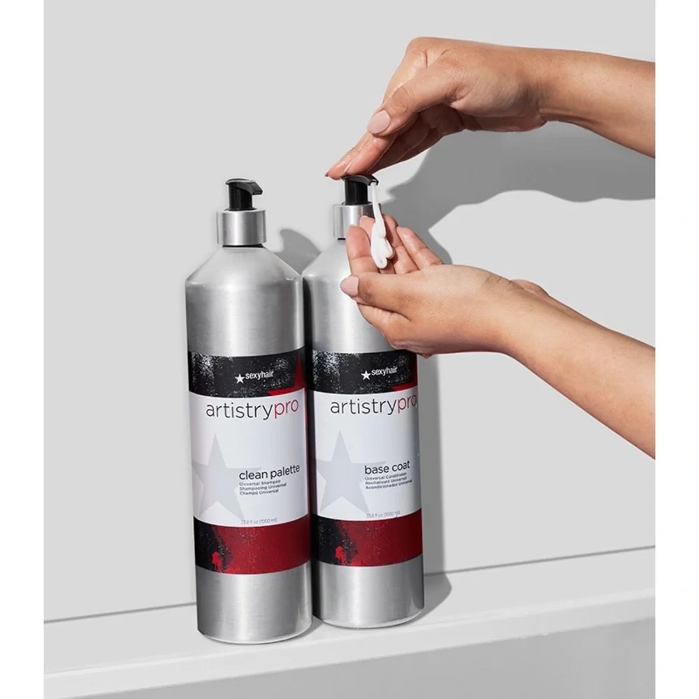 Sexy Hair Artistry Pro Clean Palette Shampoo & Cutting Edge Conditioner Bundle